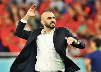 Walid Regragui, sélectionneur du Maroc